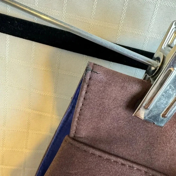 Miche Anita- Colorful purple, orange,red W Brown Drawstring Backpack - Picture 4 of 5